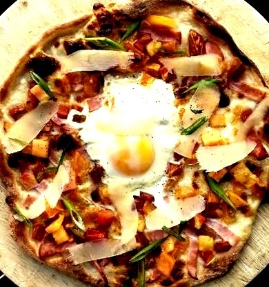 Bacon and Egg Flatbread