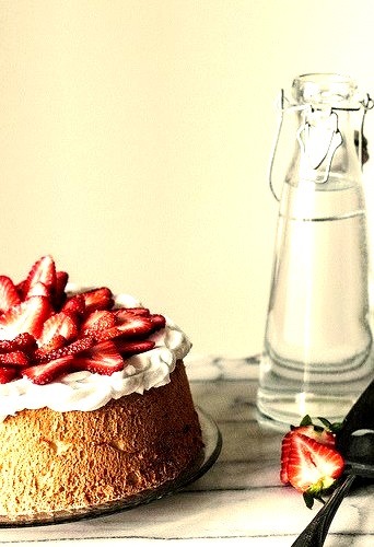 Berry Topped Angel Food Cake by pastryaffair on Flickr.