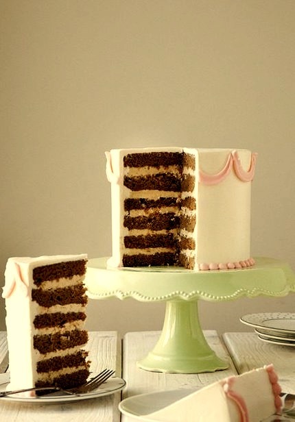 Gingerbread Latte Toffee Crunch Cake Style Sweet CA