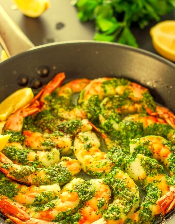 Garlic and Parsley Butter Shrimp